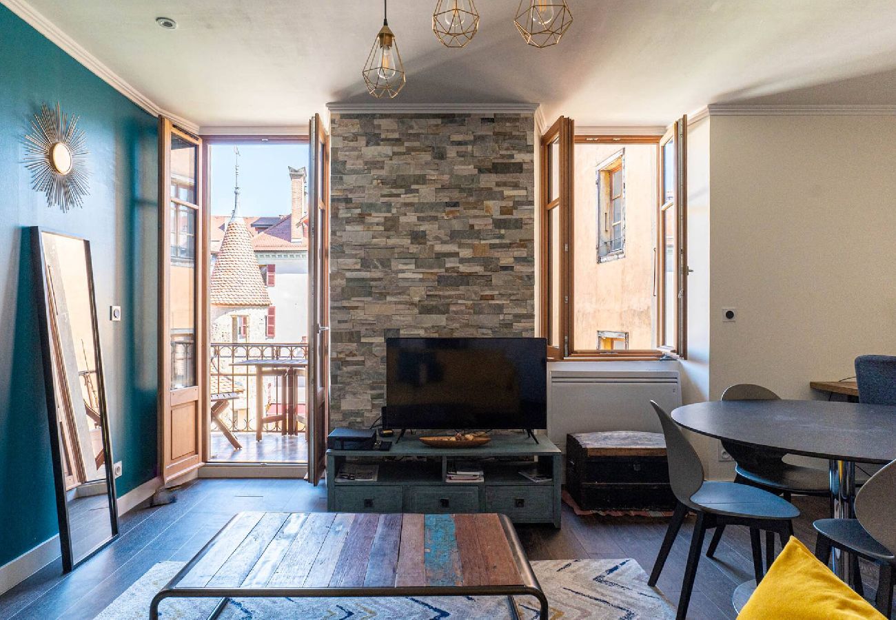 Appartement à Annecy - Anneciano - Balcon - Chambre - Vue